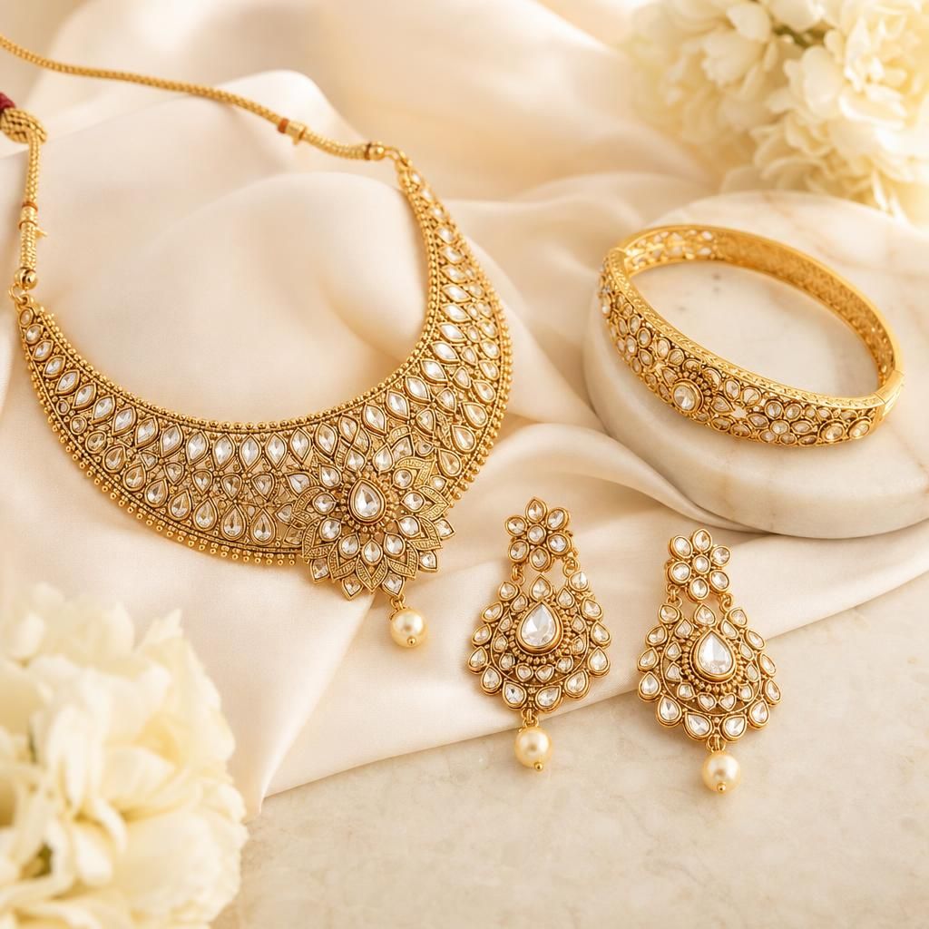 Detailing on a bridal piece